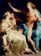 Pompeo Batoni Apollo and two Muses oil painting picture wholesale